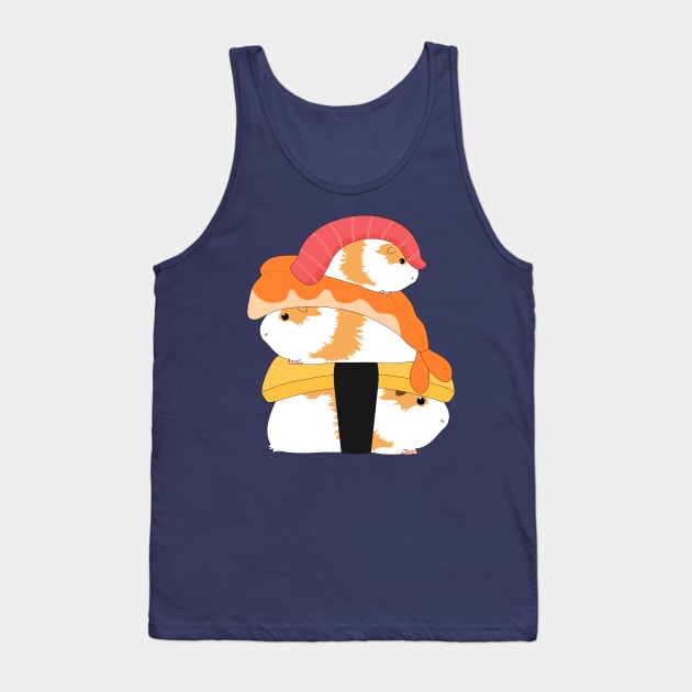 Guinea Pig Sushi Tank Top by LulululuPainting